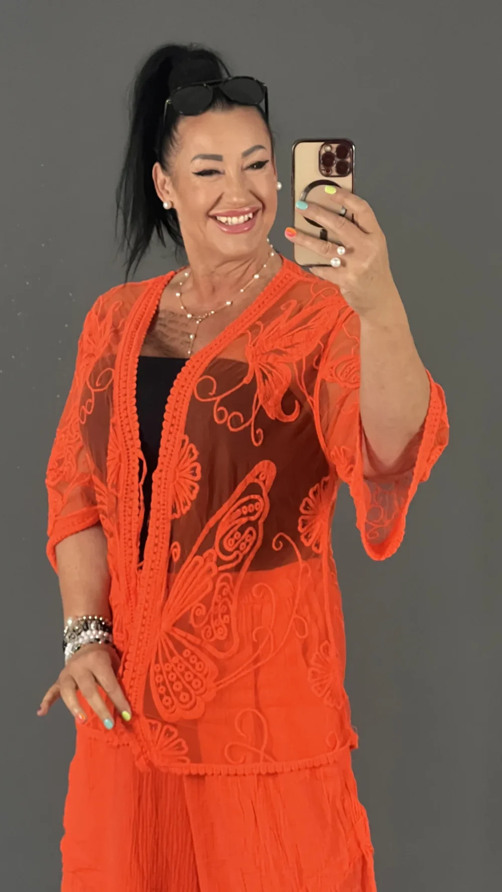 Menta kardigán